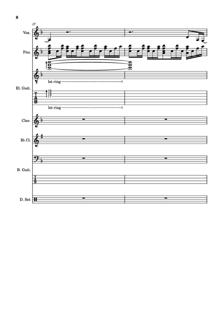 Page 8 of the piano sheet music PDF - Another Man