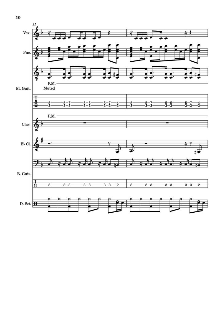 Page 10 of the piano sheet music PDF - Another Man