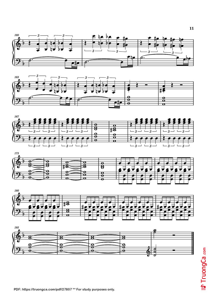 Page 11 of the piano sheet music PDF Piano - Another Man