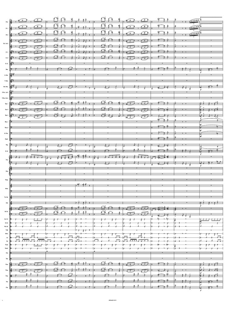 Page 4 of the piano sheet music PDF - Super Mario Bros. Theme Piano by Music originally by: Nintendo
