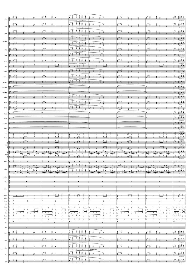 Page 8 of the piano sheet music PDF - Super Mario Bros. Theme Piano by Music originally by: Nintendo