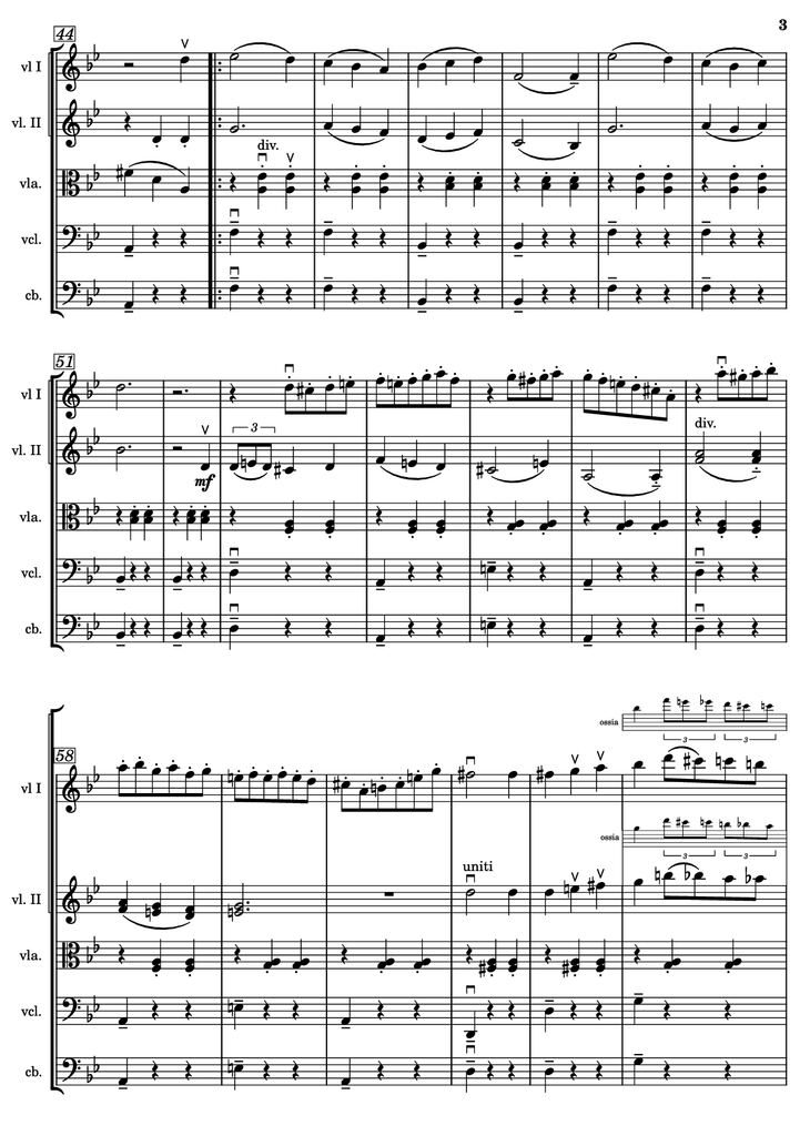 Page 3 of the piano sheet music PDF - El castillo ambulante Violin by Joe Hisaishi