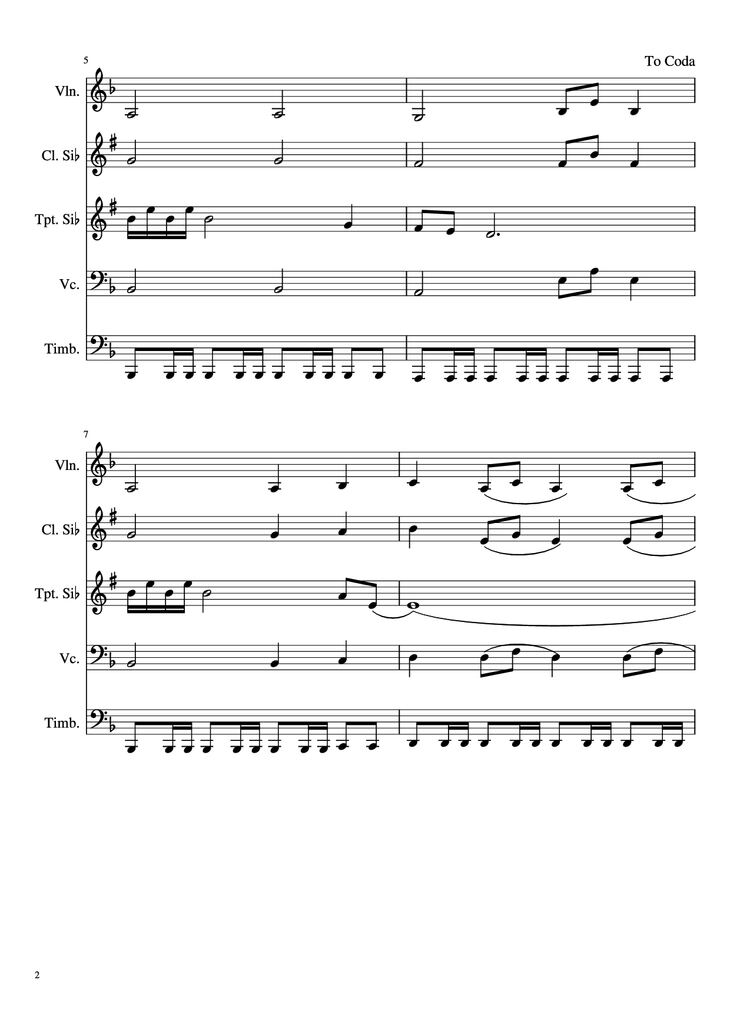 Page 2 of the piano sheet music PDF - EL BUENO, EL FEO Y EL MALO. Violin by Ennio Morricone