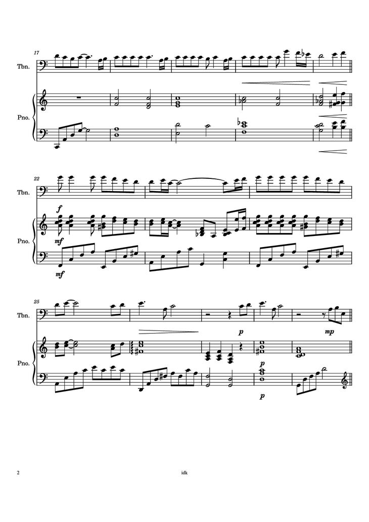 Page 2 of the piano sheet music PDF Piano - One Summer