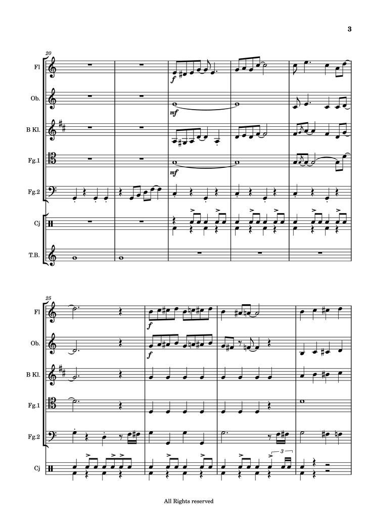Page 3 of the piano sheet music PDF - When I get older Violin by John Lennon