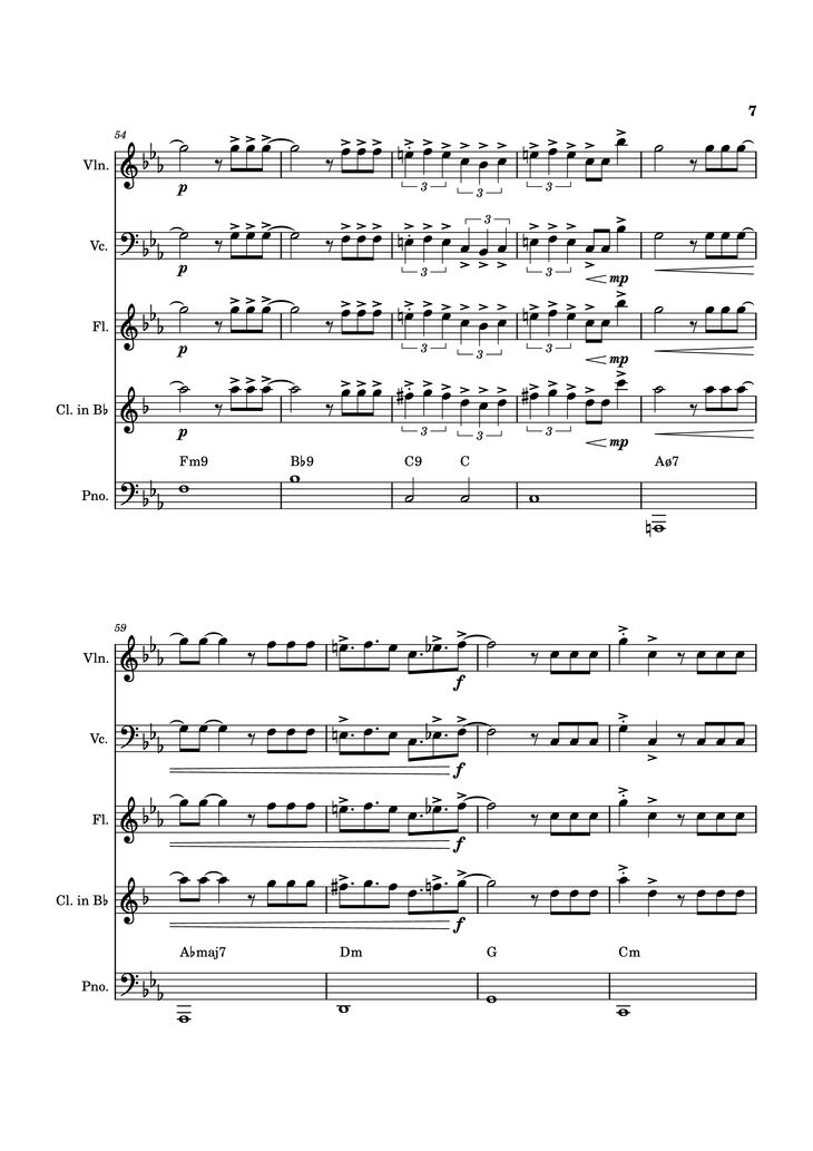 Page 7 of the piano sheet music PDF Piano - Blink Gone Piano by Placeholder