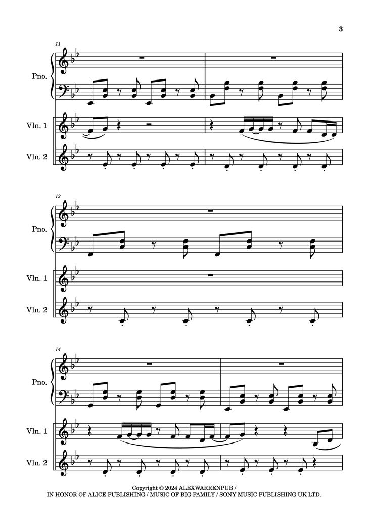 Page 3 of the piano sheet music PDF Piano - Carry You Home Piano by Arranged by Madeline Stratford