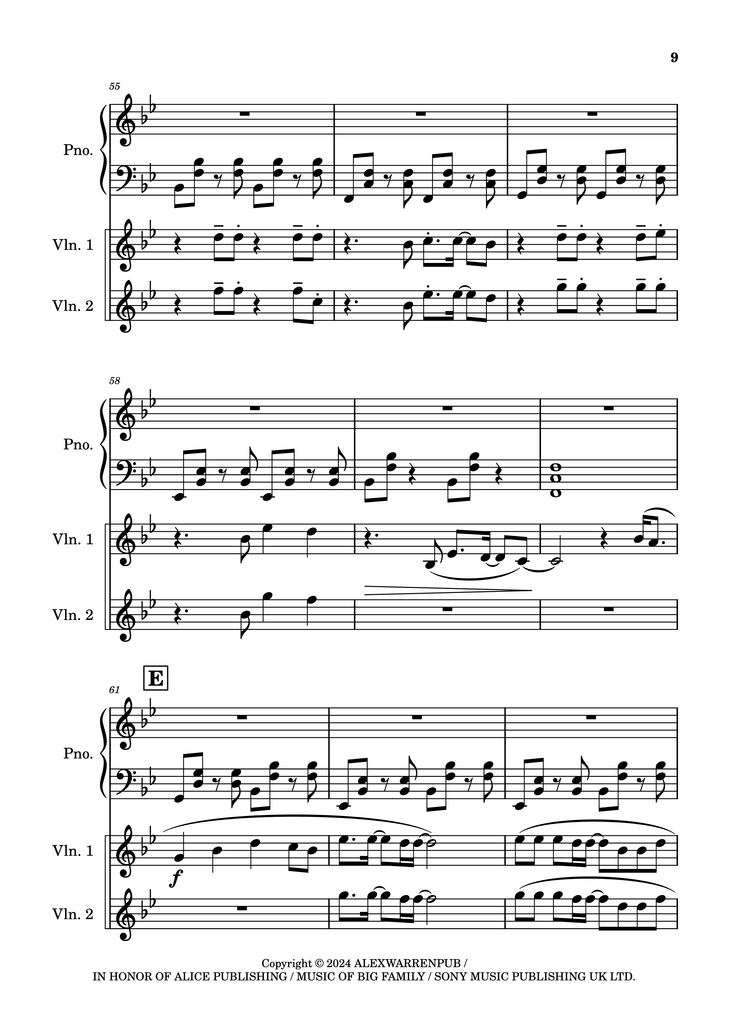 Page 9 of the piano sheet music PDF Piano - Carry You Home Piano by Arranged by Madeline Stratford