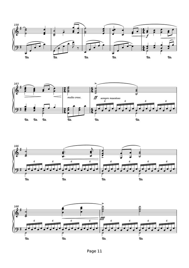 Page 11 of the piano sheet music PDF Piano - That Next Place Piano by Thomas Newman