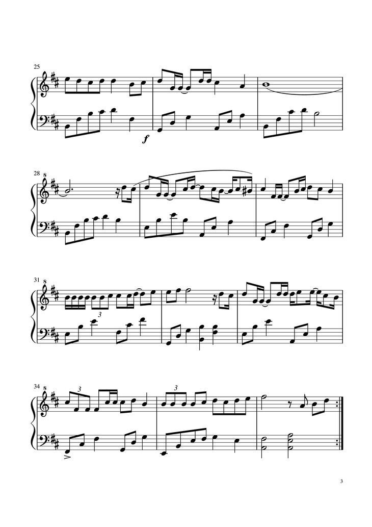 Page 3 of the piano sheet music PDF - Xin Đừng Lặng Im by Soobin Hoàng Sơn