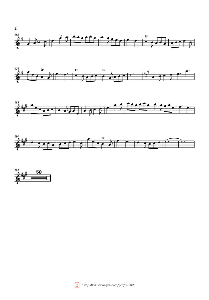 Page 2 of the piano sheet music PDF - Teir Abhaile Riu Violin Solos by Composer / arranger