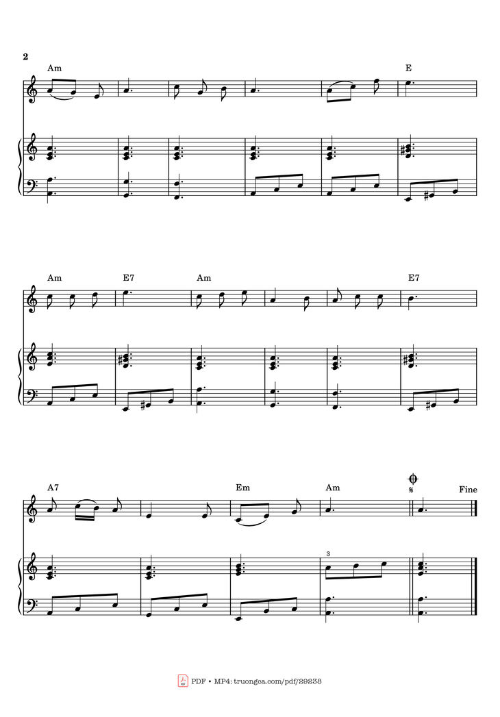 Page 2 of the piano sheet music PDF - Ta Là Bánh Hằng Sống Piano đệm hát by Kim Long