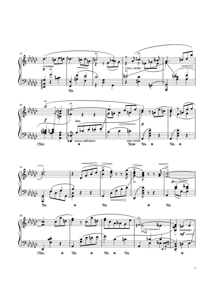 Page 3 of the piano sheet music PDF - Old Vienna Piano by Leopold Godowsky