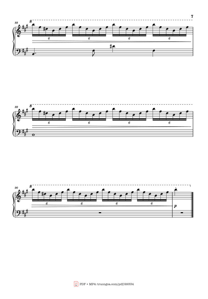 Page 7 of the piano sheet music PDF Piano - Lady Grinning Soul Piano by Words & Music by David Bowie