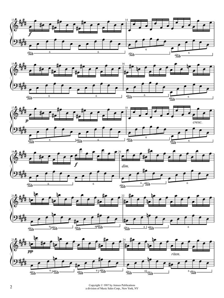 Page 2 of the piano sheet music PDF Piano - Fantaisie-Impromptu Piano by Frédéric Chopin