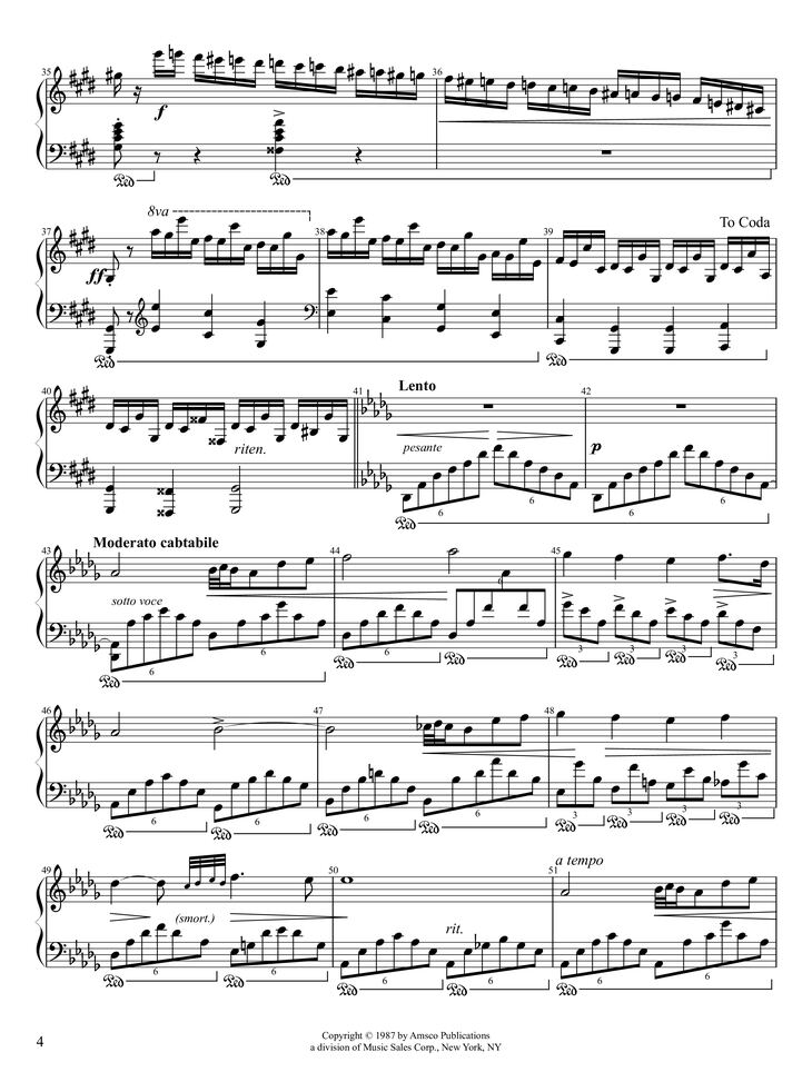 Page 4 of the piano sheet music PDF Piano - Fantaisie-Impromptu Piano by Frédéric Chopin