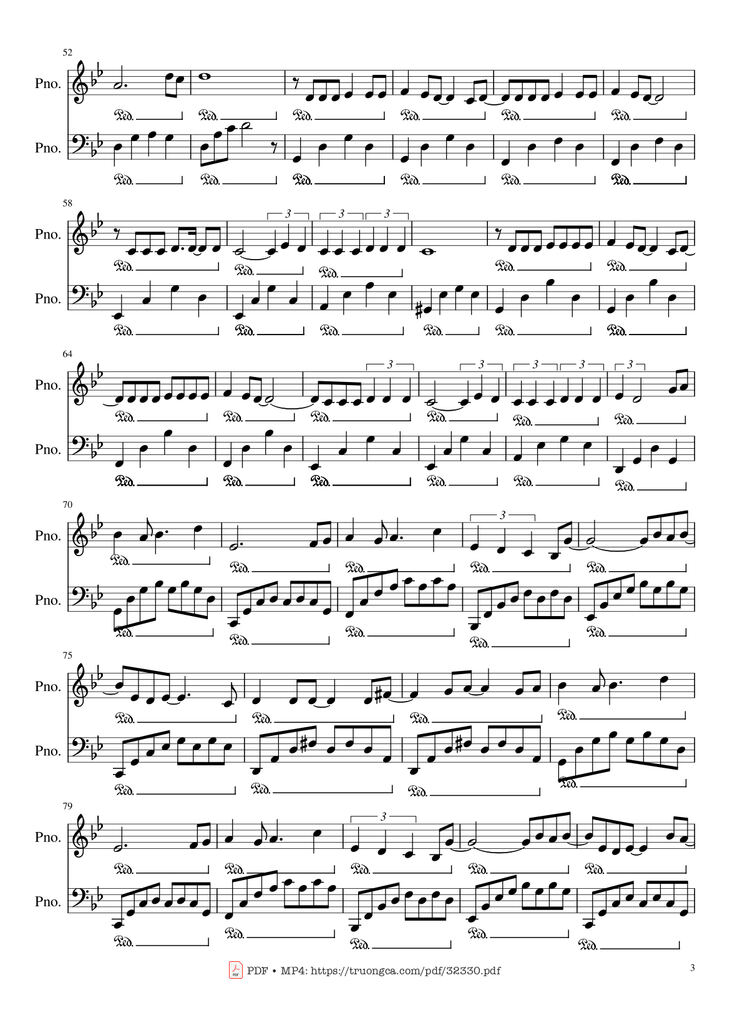 Page 3 of the piano sheet music PDF - It