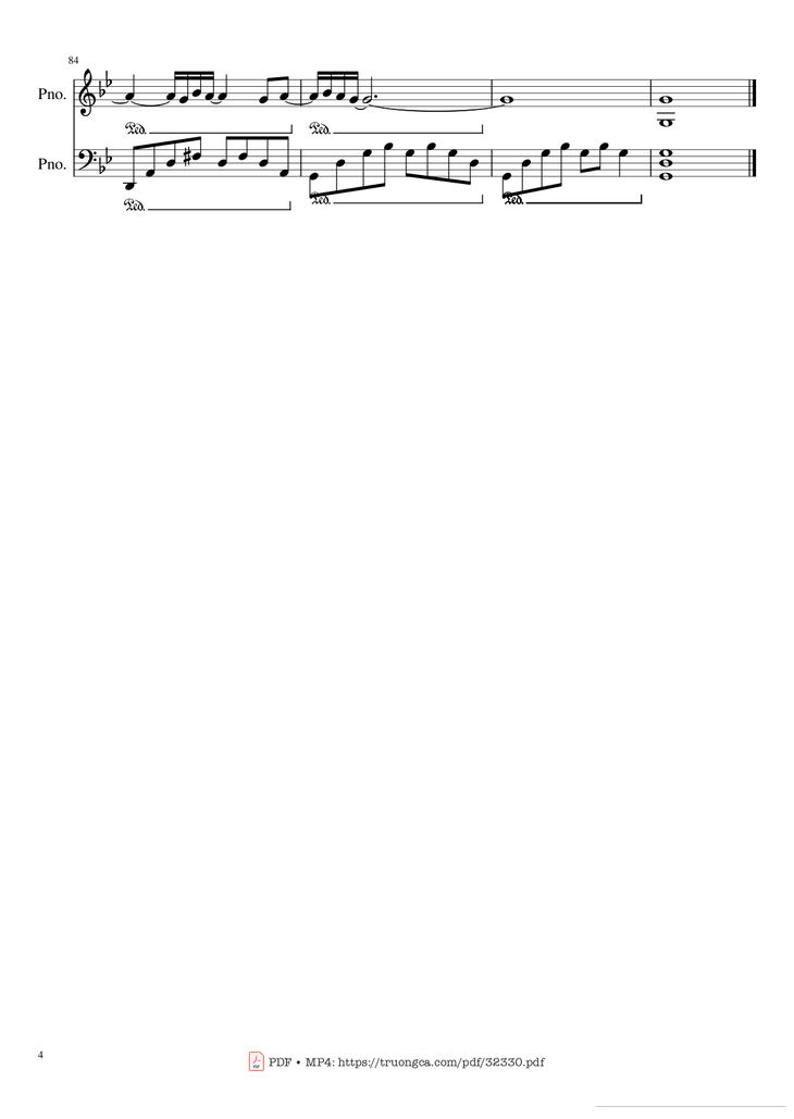 Page 4 of the piano sheet music PDF - It