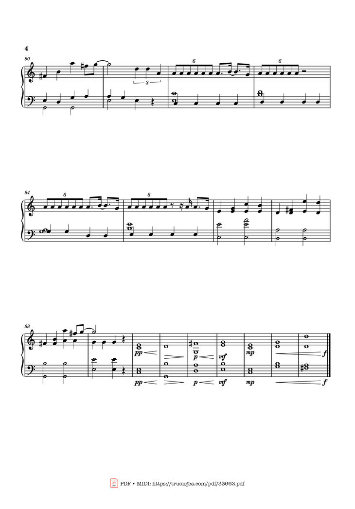 Page 4 of the piano sheet music PDF Piano - Golden Kpop Demon Hunters Piano by Arranged by Txantoni