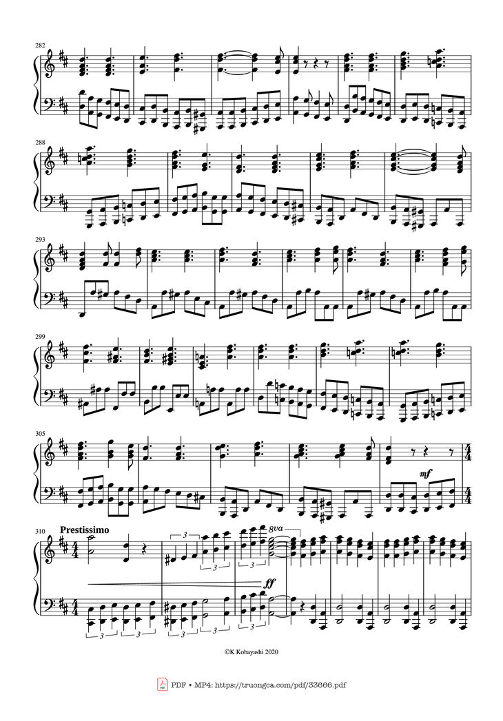 Page 13 of the piano sheet music PDF Piano - Beethoven Medley for classical Piano beginners by Ludwig van Beethoven