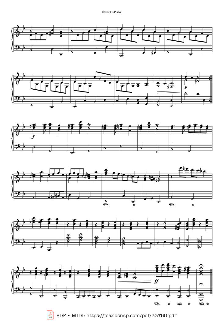 Page 3 of the piano sheet music PDF Piano - Christmas Concerto (Richard Clayderman) Piano by Corelli