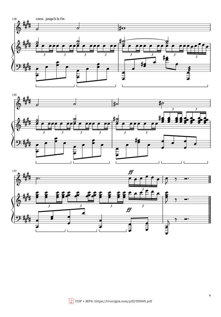 Page 9 of the piano sheet music PDF Piano - Pirates of the Caribbean Piano & Violin by Hans Zimmer