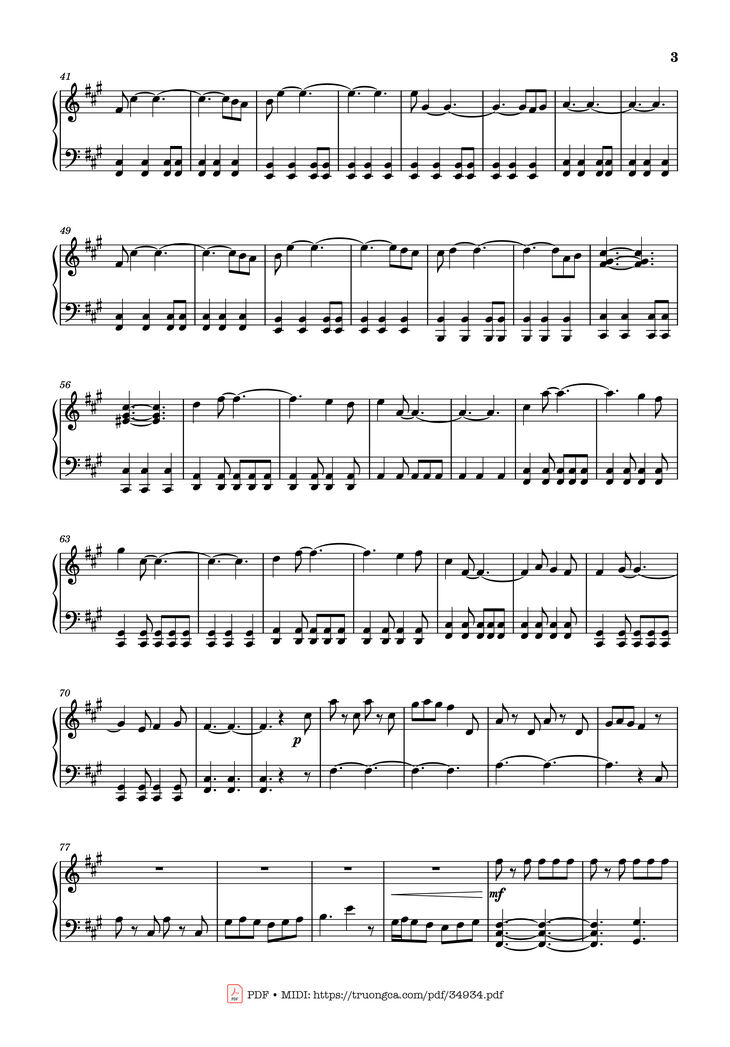 Page 2 of the piano sheet music PDF Piano - Up Is Down (Pirates of the Caribbean) by Hans Zimmer