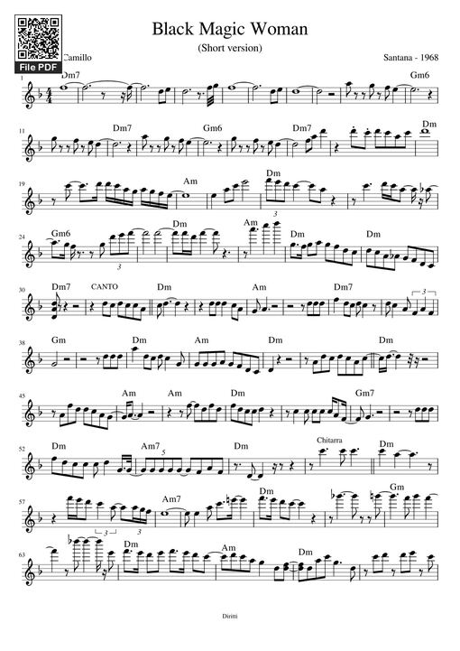 Black Magic Woman — Santana