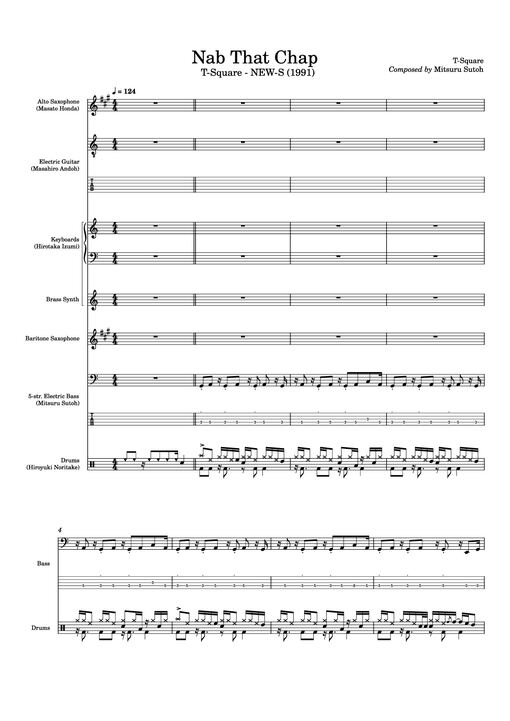 Sheet Music PDF for Nab That Chap Piano