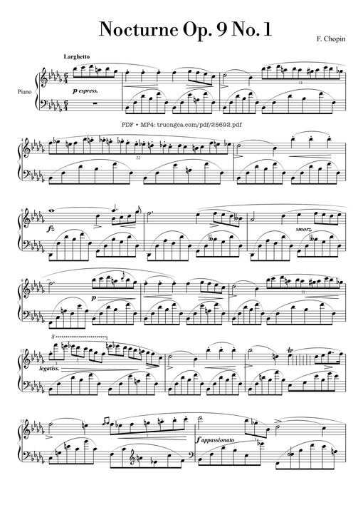 Nocturne Op. 9 No. 1