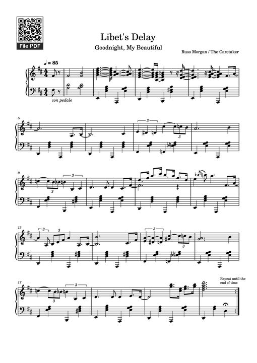 Libet's Delay Piano — Russ Morgan / The Caretaker