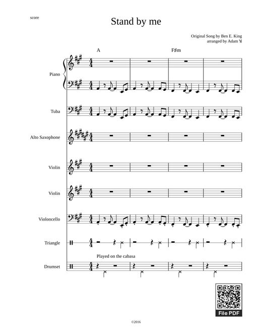 Stand by me Piano - Adamkyi