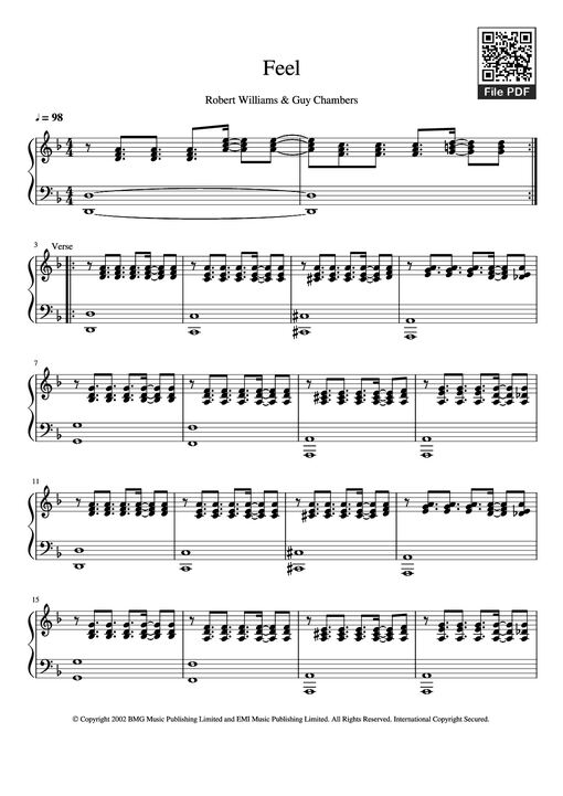 Feel Piano - Robert-williams-guy-chambers