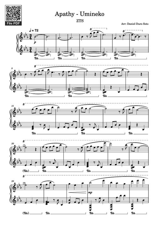 Apathy - Umineko Piano