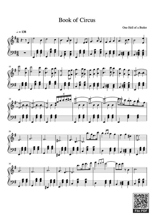 Book of Circus Piano