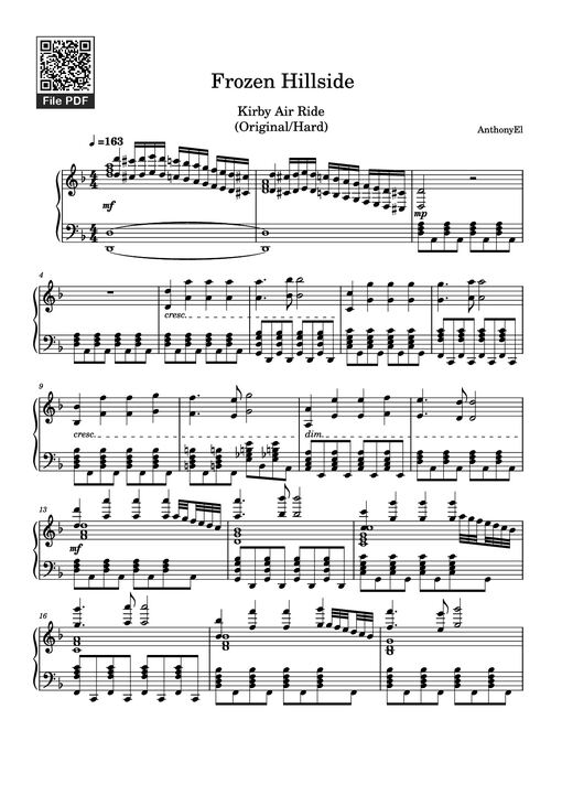 Frozen Hillside Piano