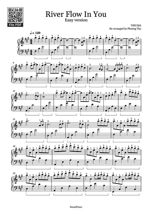 River Flow In You Piano