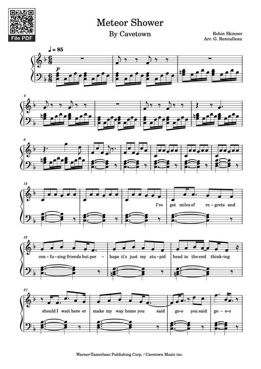 Meteor Shower Piano — Robin Skinner