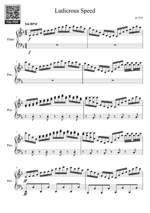 Ludicrous Speed Piano