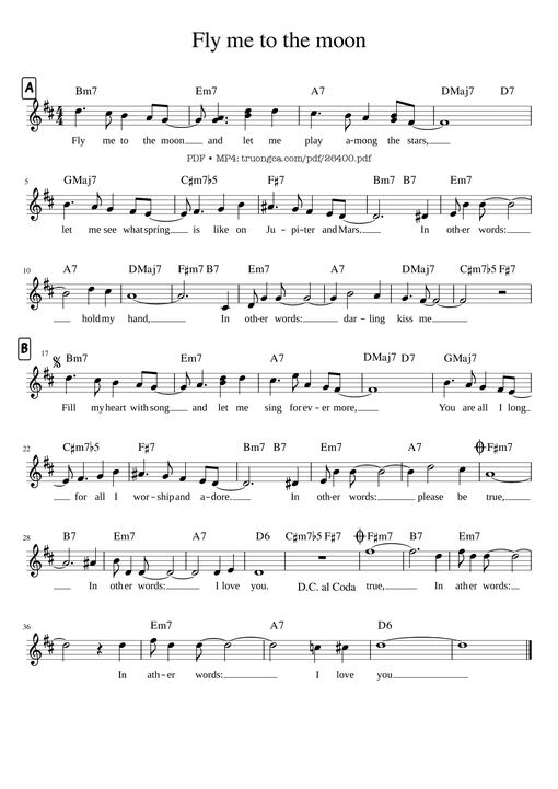 Fly me to the moon - Undefined