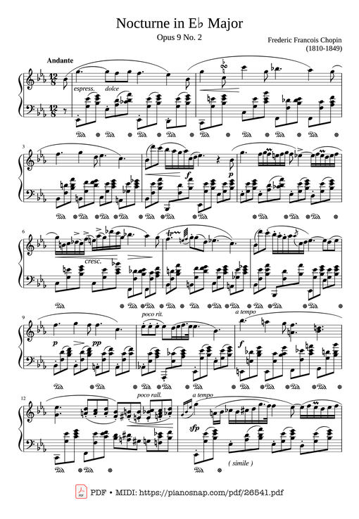Nocturne in E♭ Major, Op.9 No.2