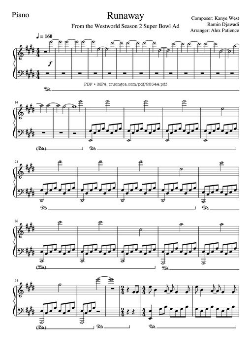 Runaway Piano - Ramin-djawadi