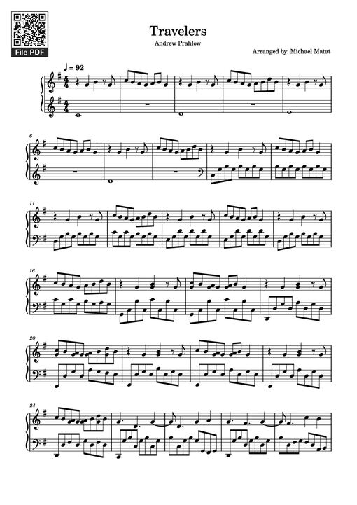 Travelers Piano — Andrew Prahlow