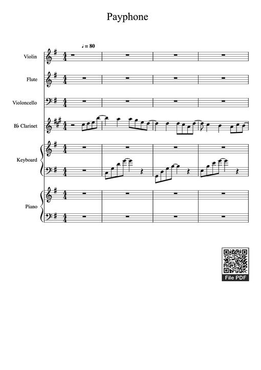 Payphone Piano — Undefined