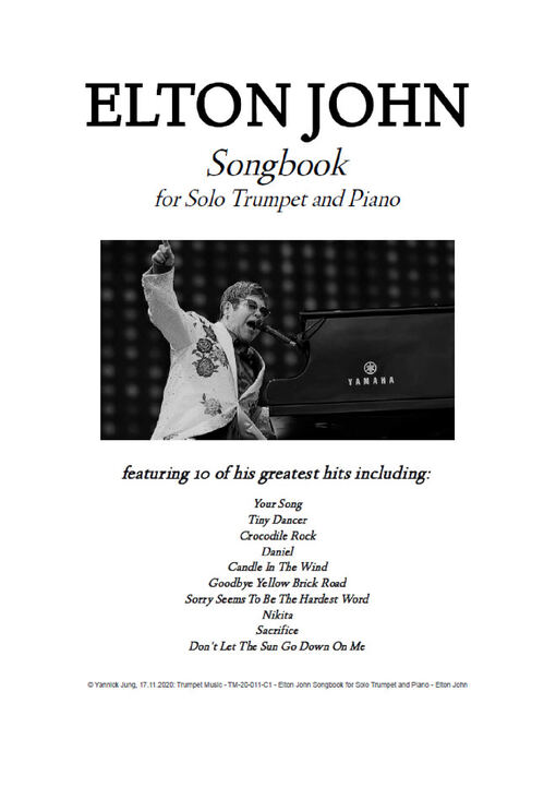 Elton John Songbook for Solo Trumpet and Piano