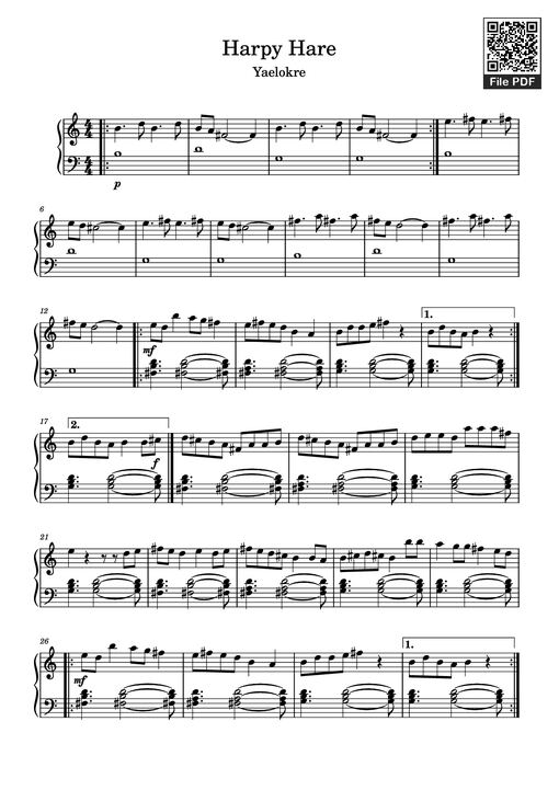 Harpy Hare Piano — Композитор / аранжировщик