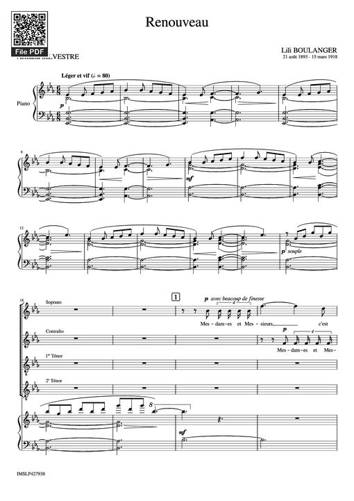 Renouveau Piano — Lili BOULANGER