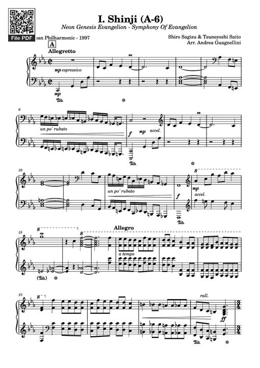 I. Shinji (A-6) Piano