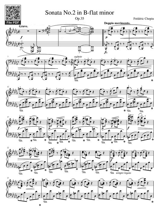 Funeral March Sonata No. 2 Op. 35 (Chopin)
