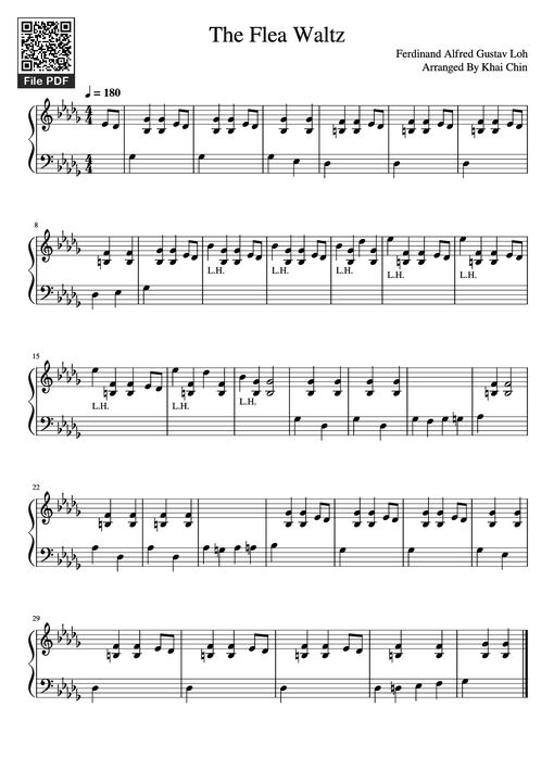 The Flea Waltz Piano